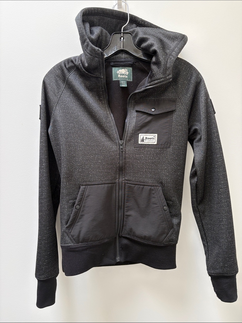 Roots Canada Park City Apres Ski Hybrid Shell Performance Jacket Women's Size XS